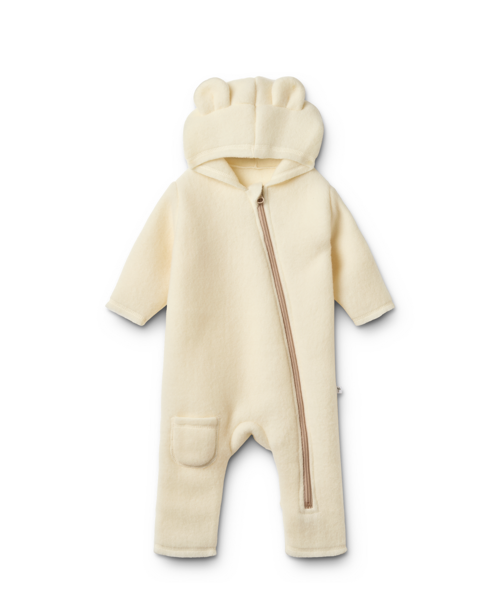 Overall aus gebürsteter Wolle