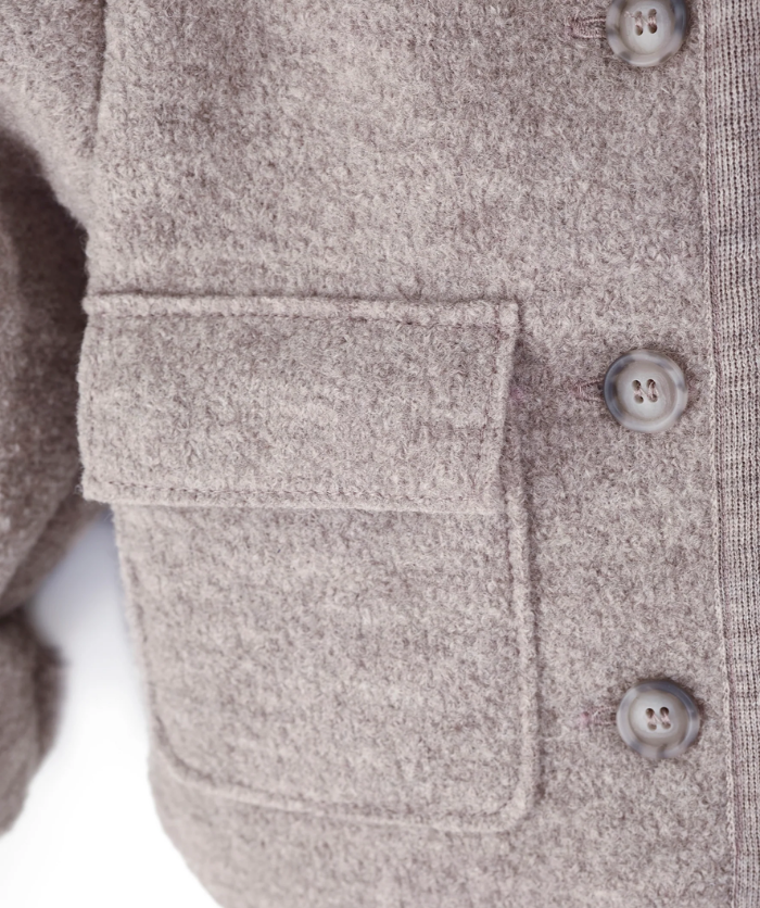 Fine-knitted slippers for tying - nut