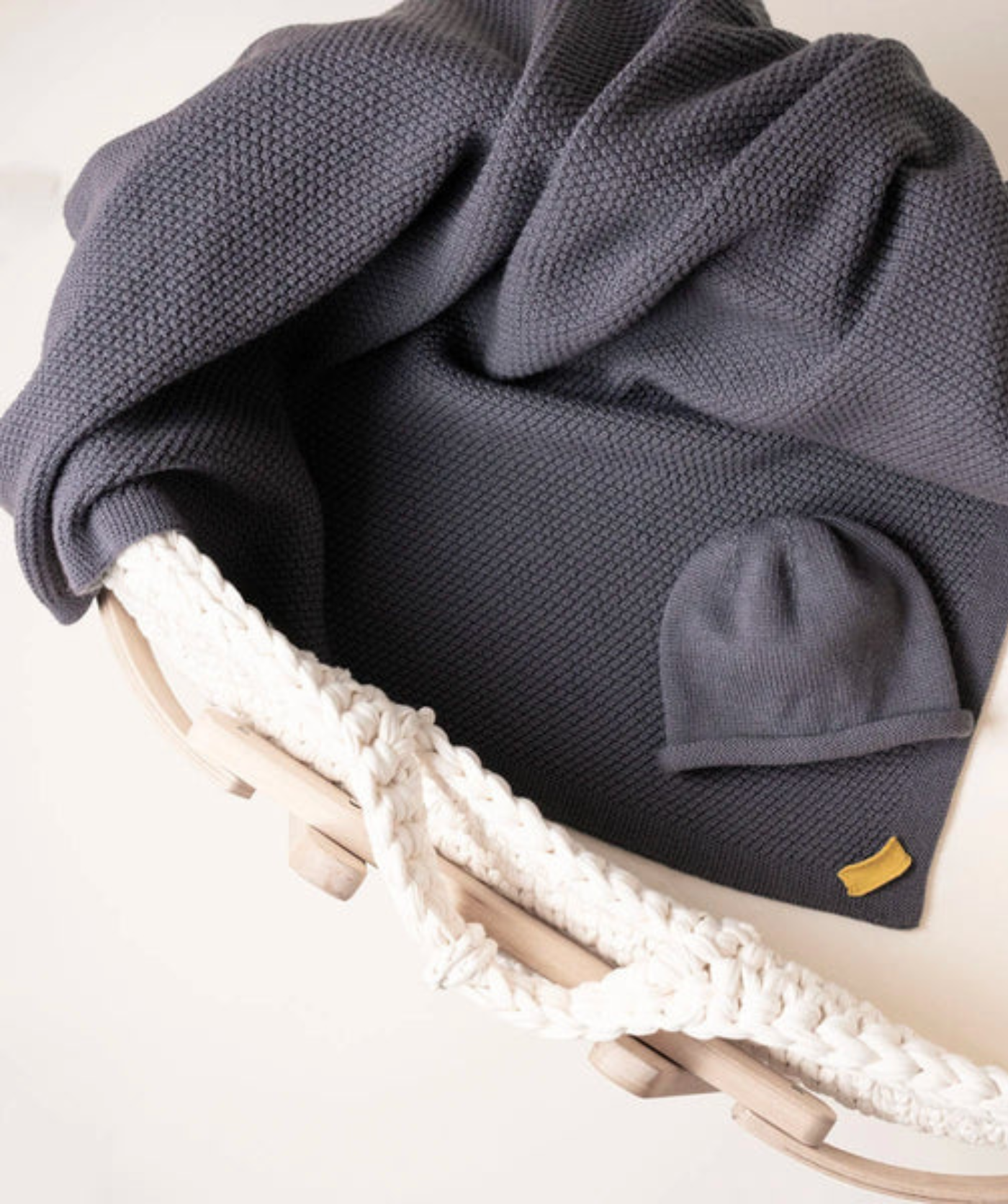 The Woolly Blanket 100% Merinowolle - Grey