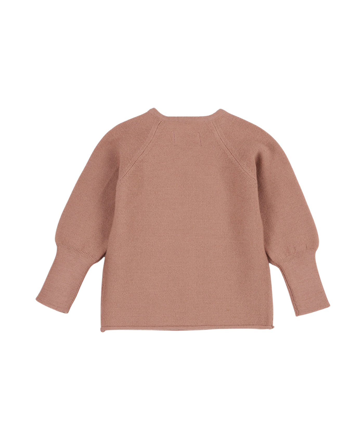 Fine Knit Cardigan 100% Merino Wool – Rose