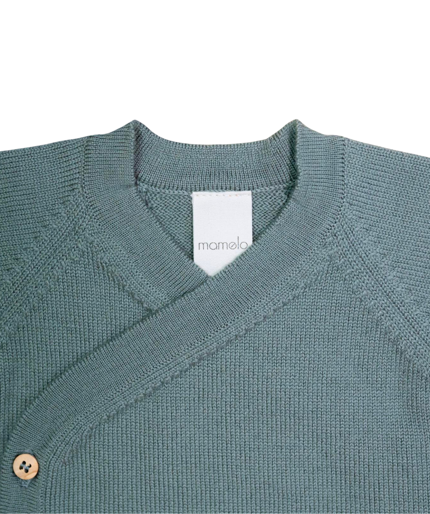 The Woolly Baby Jacket 100% Merinowolle - Sage