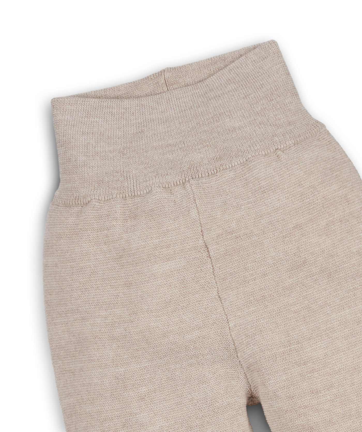 Feinstrick-Hose 100% Merinowolle - Natur