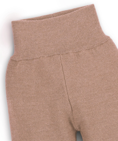 Feinstrick-Hose 100% Merinowolle - Rose