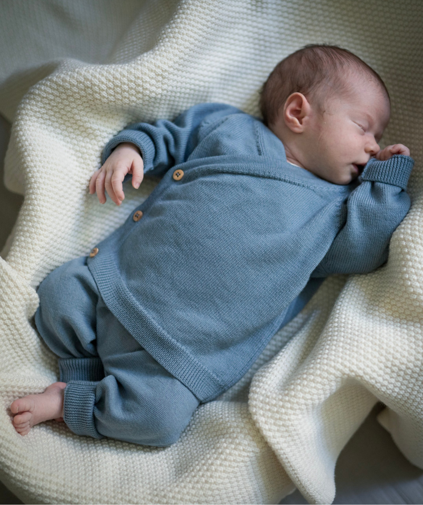 The Woolly Baby Pants 100% Merinowolle - Blue