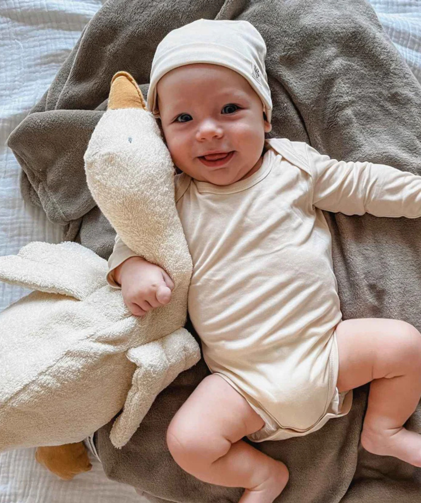 Body long sleeve 100% Lyocell - Cute Beige