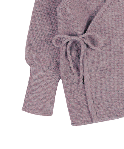 Feinstrick-Schlüttli 100% Merinowolle - Mauve