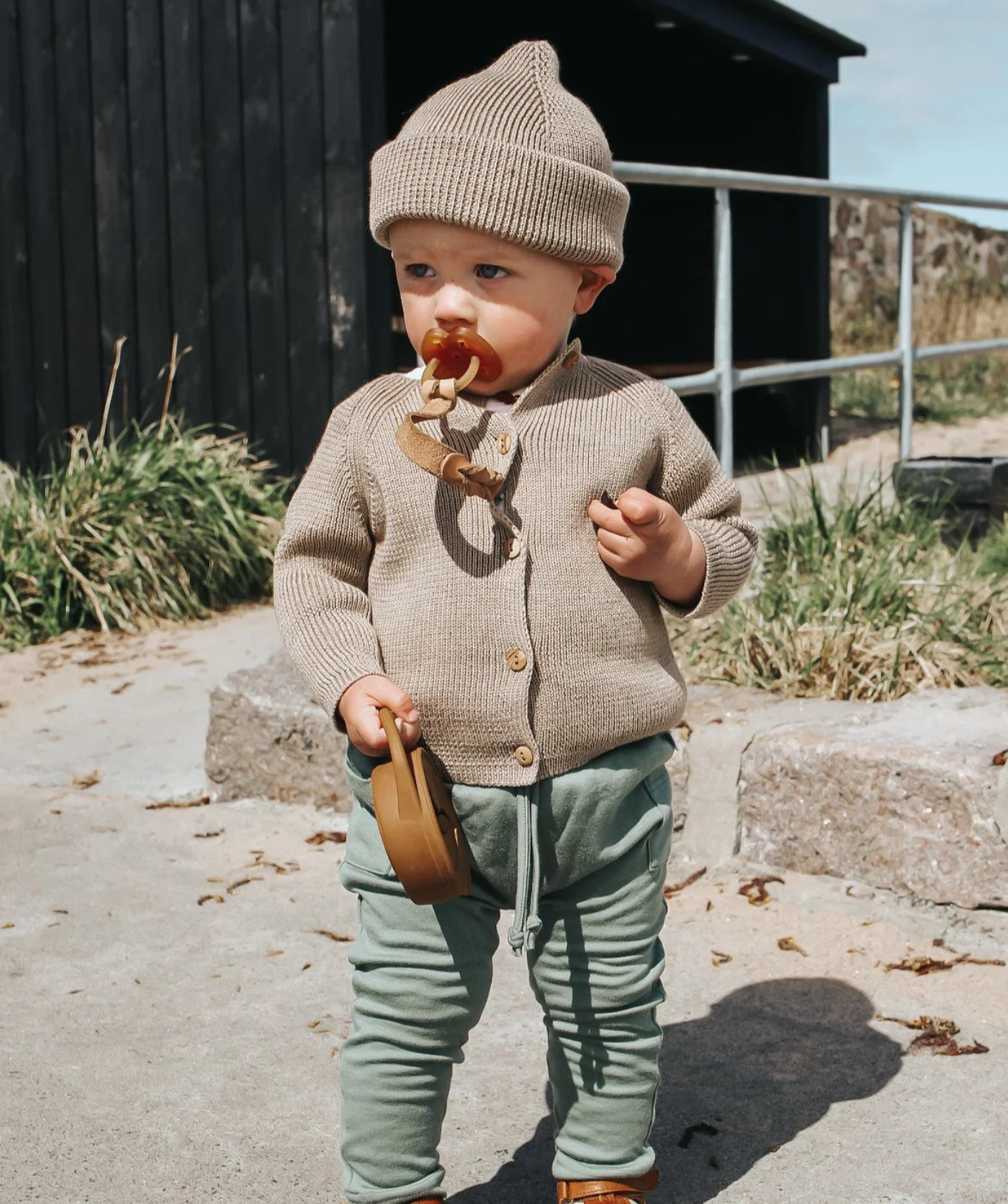Combi Pants 100% Merino Wool - Agave