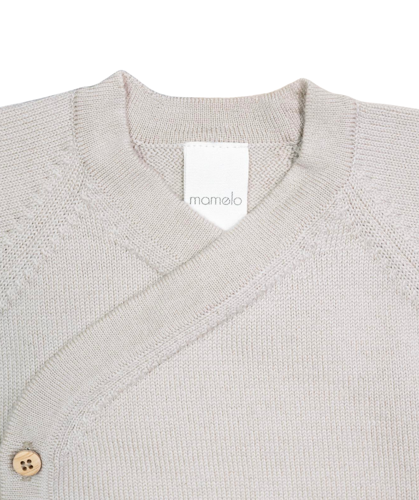 The Woolly Baby Jacket 100% Merinowolle - Sand