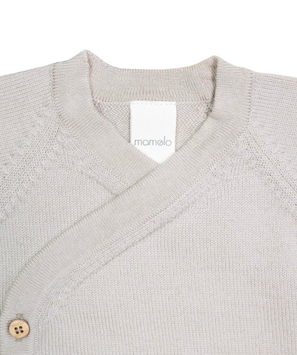 The Woolly Baby Jacket 100% Merinowolle - Sand