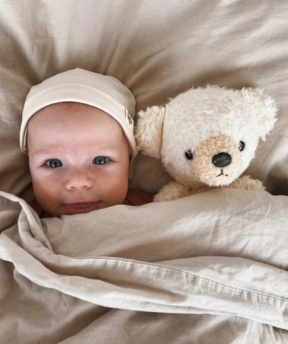 Mütze 100% Lyocell - Cute Beige