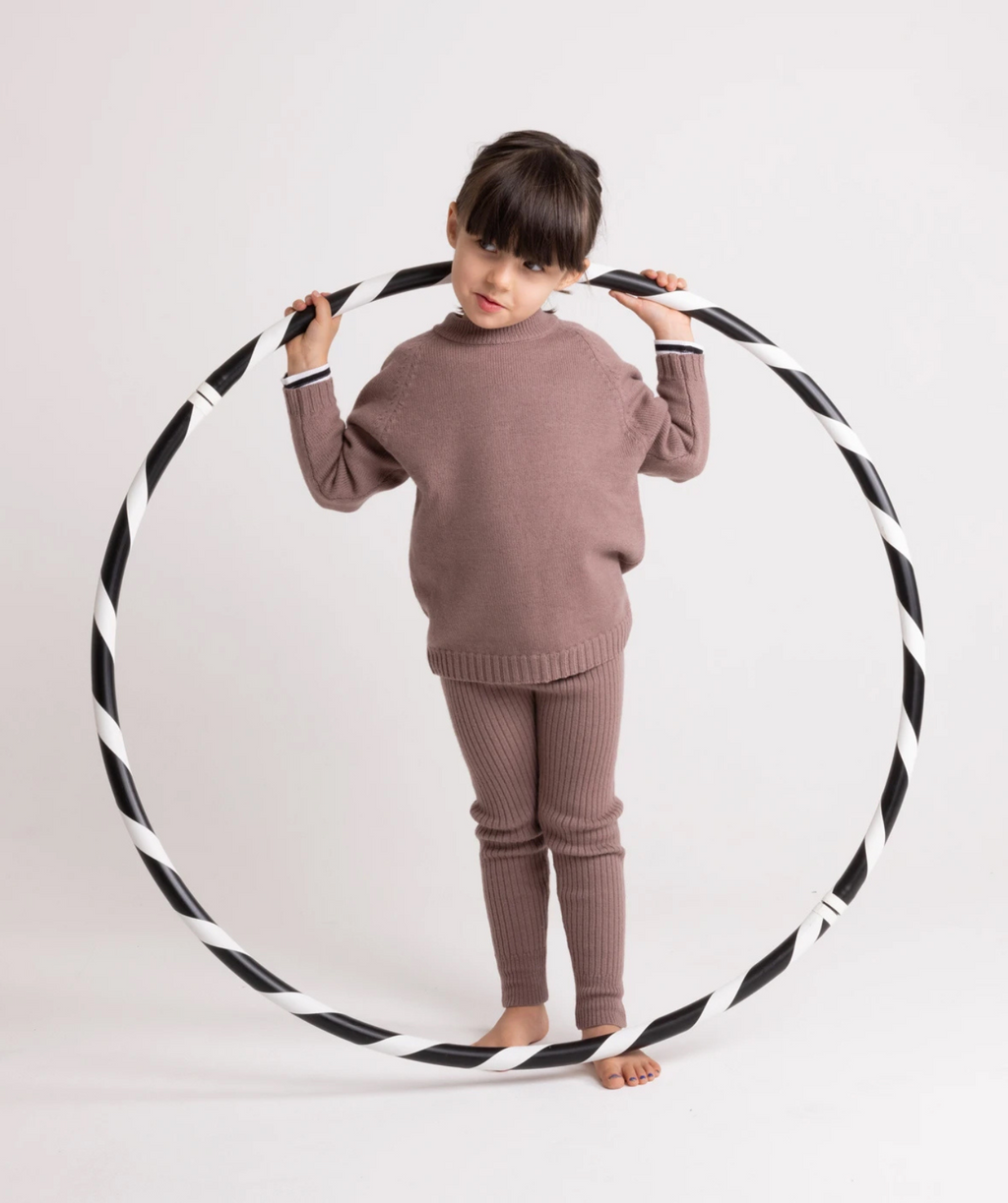 The Woolly Sweater 100% Merino Wool - Mauve