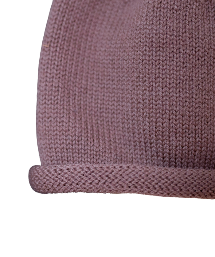 The Woolly Hat 100% Merinowolle - Mauve