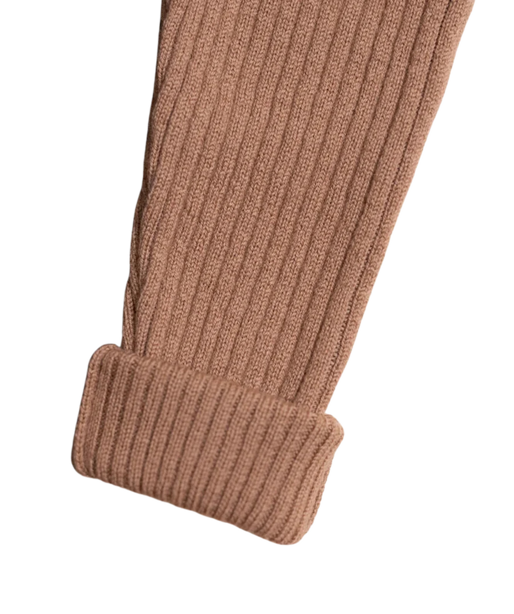 The Woolly Leggings 100% Merino Wool - Camel