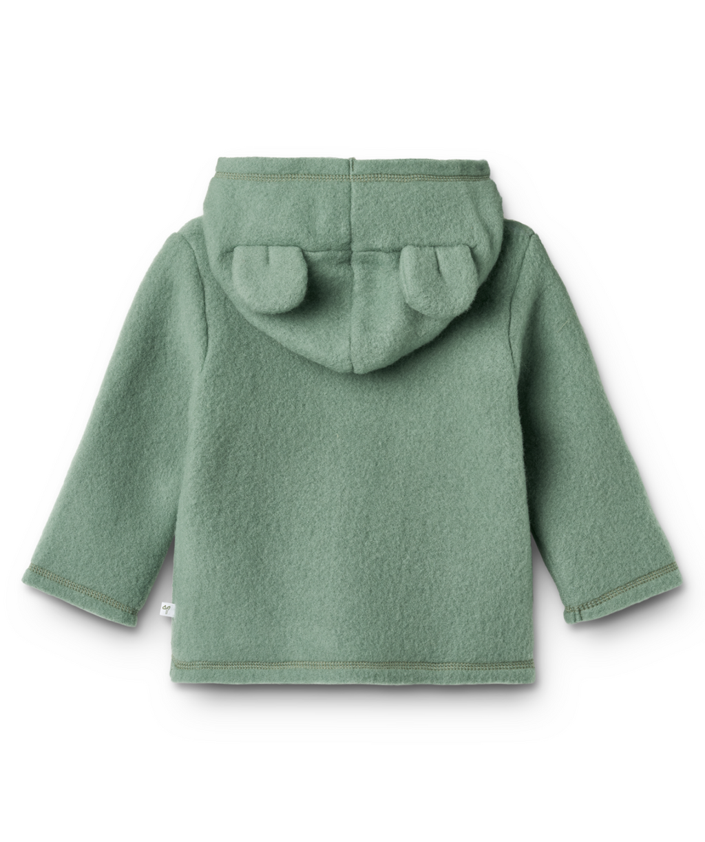 Bärenjacke aus gebürsteter Wolle