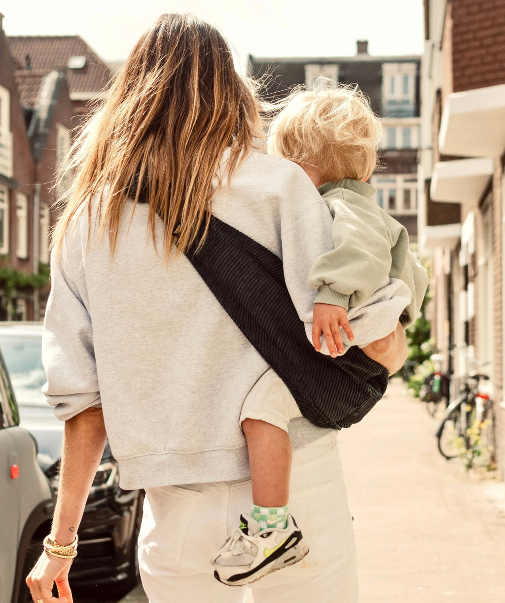 Toddler Carrier - Black Rib
