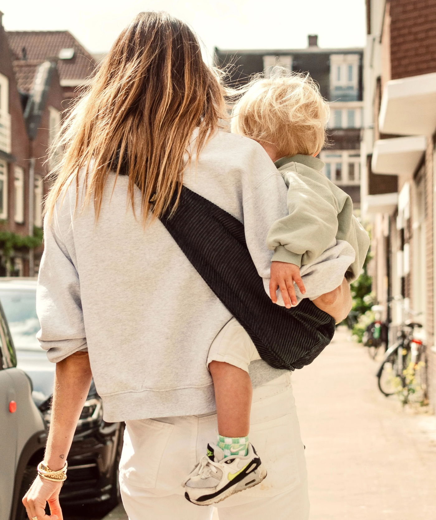 Toddler Carrier - Black Rib