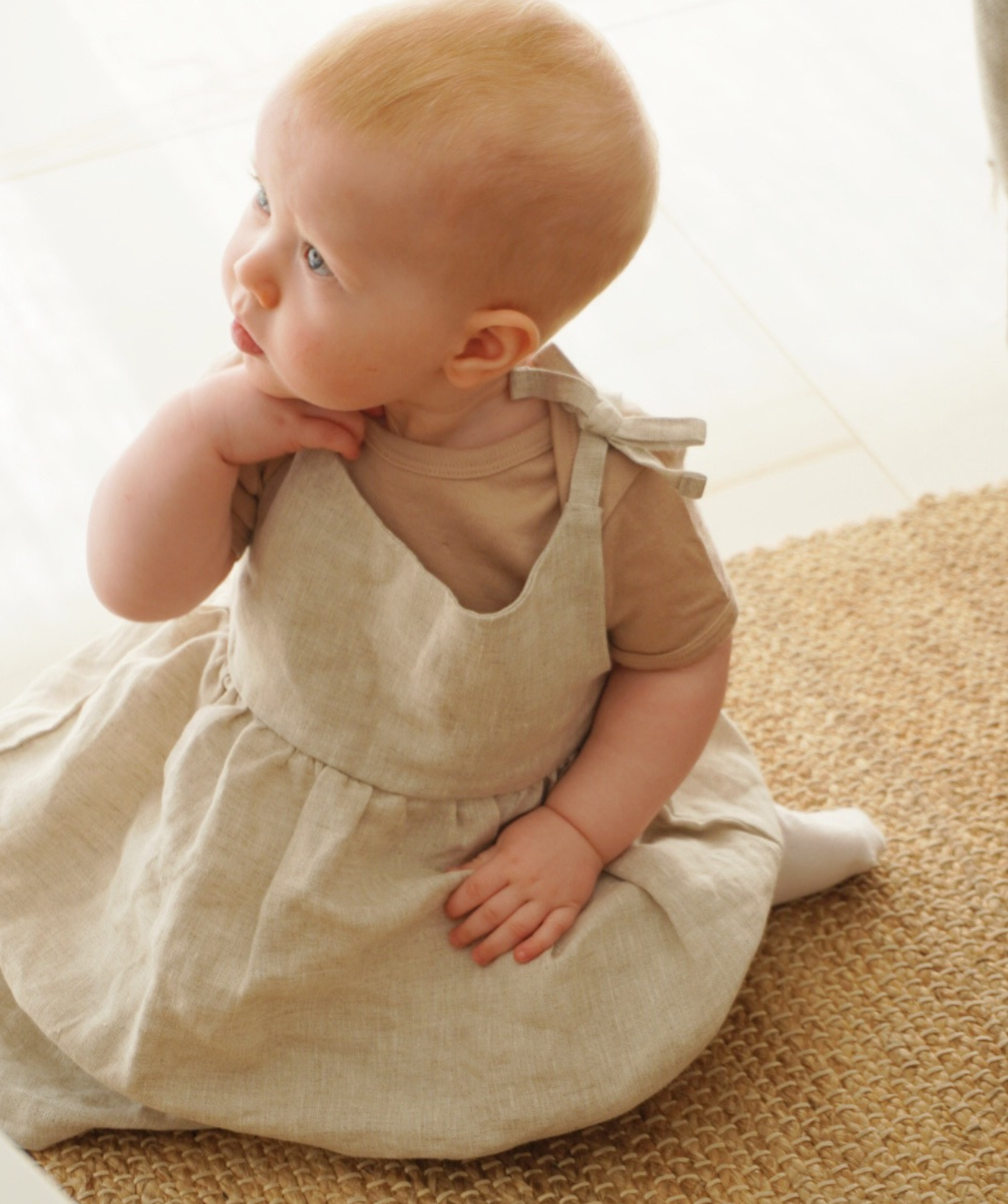 Linen Dress - Nature