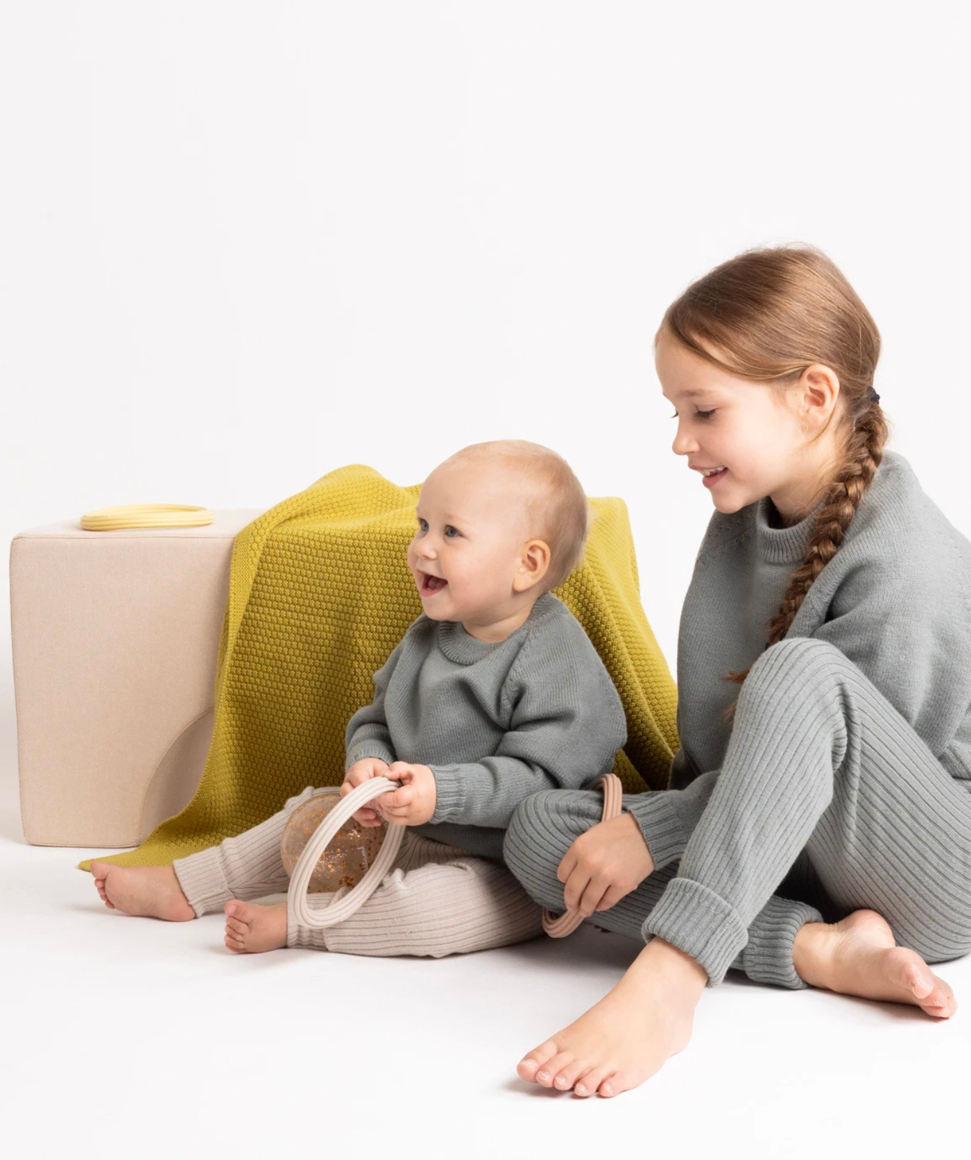 The Woolly Leggings 100% Merinowolle - Sage