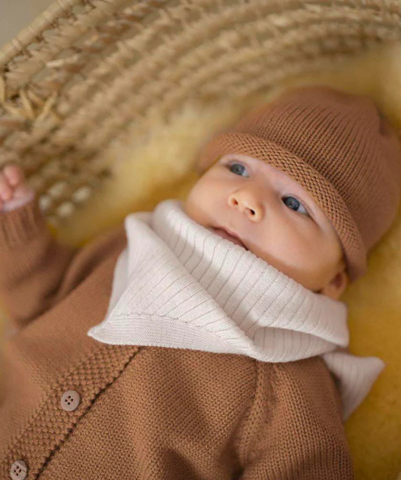 The Woolly Scarf Baby 100% Merinowolle - Pure