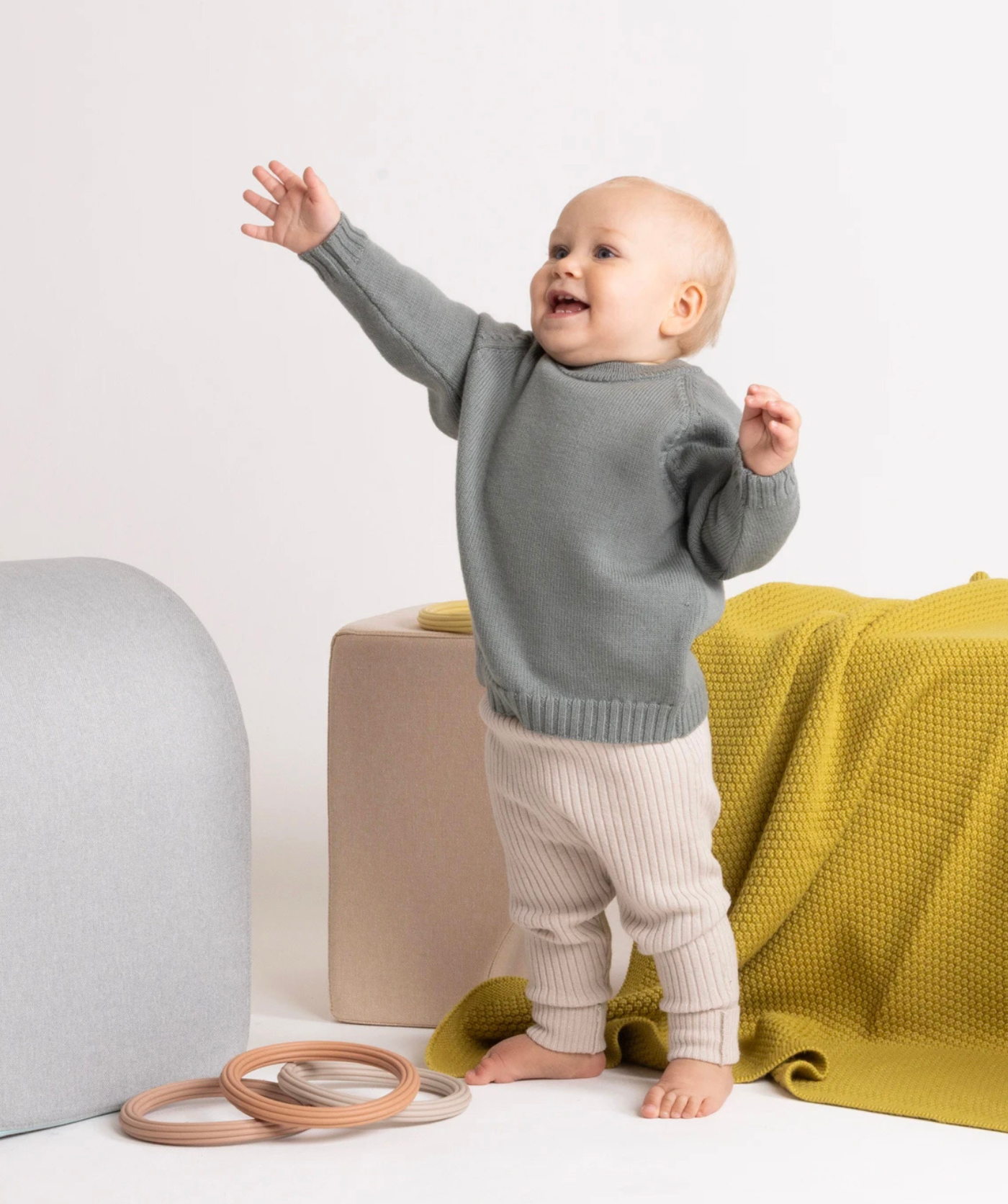 The Woolly Sweater 100% Merinowolle - Sage