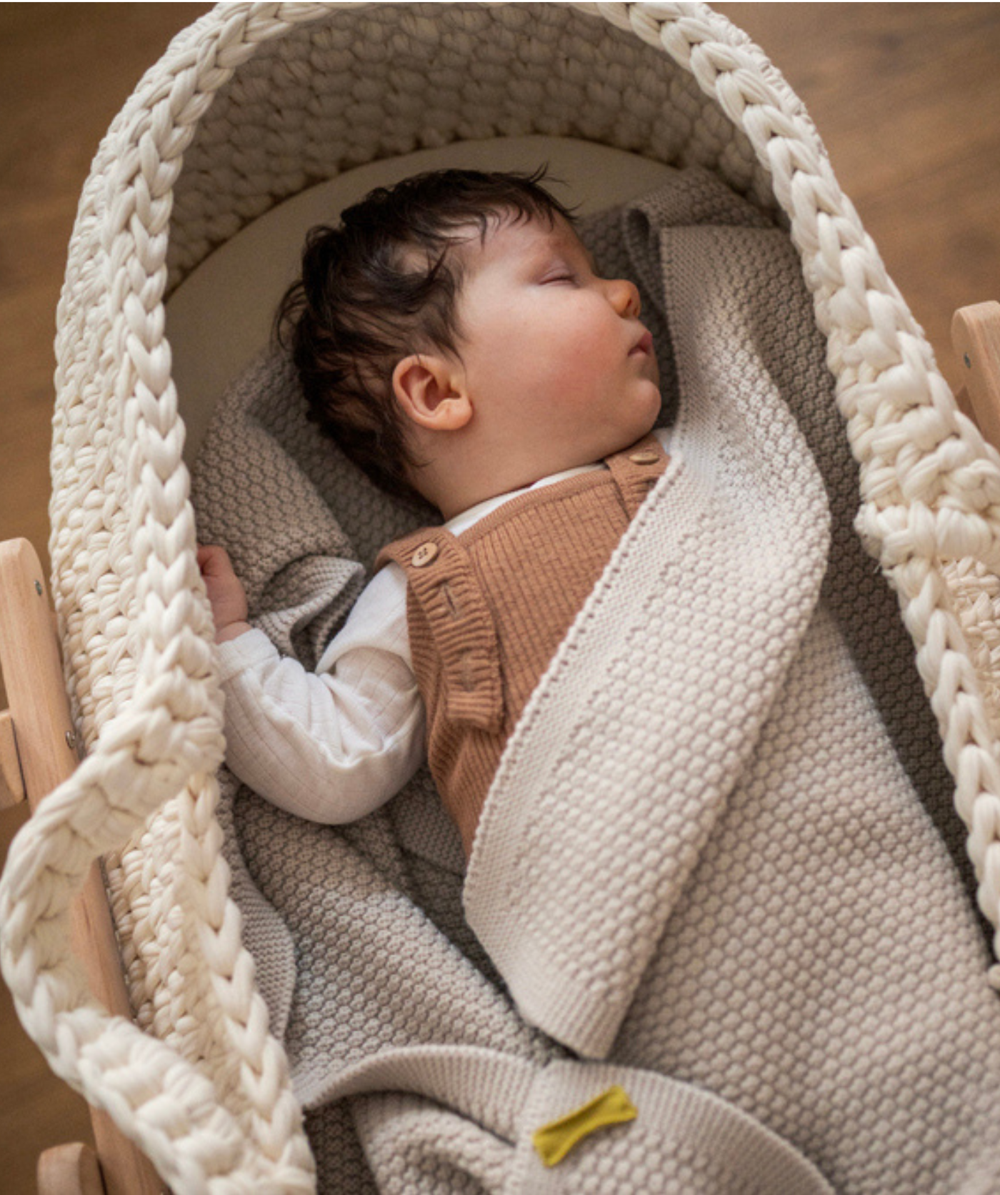 The Woolly Blanket 100% Merinowolle - Sand