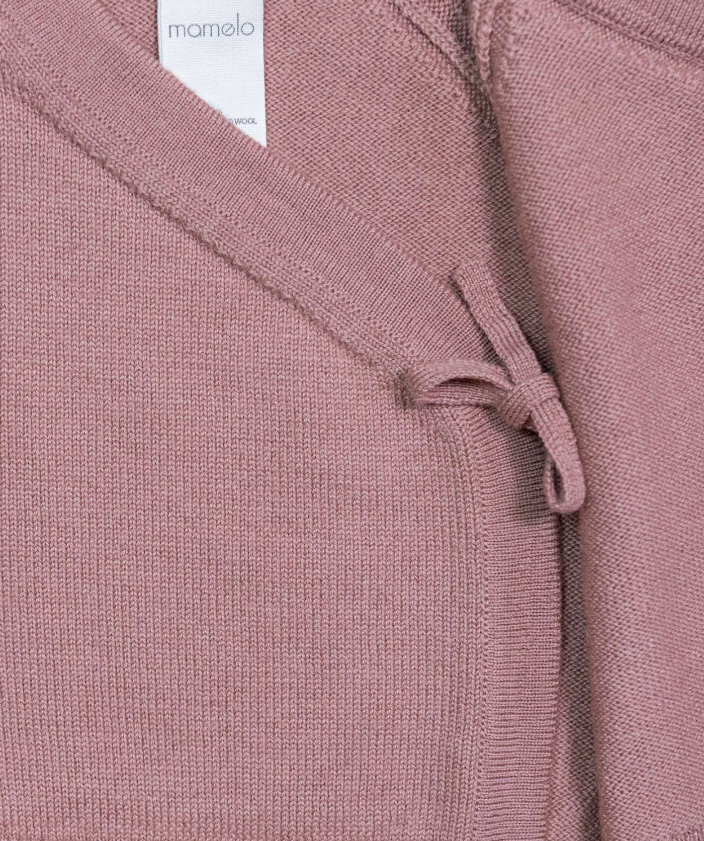 The Woolly Baby Jacket 100% Merino Wool - Rose