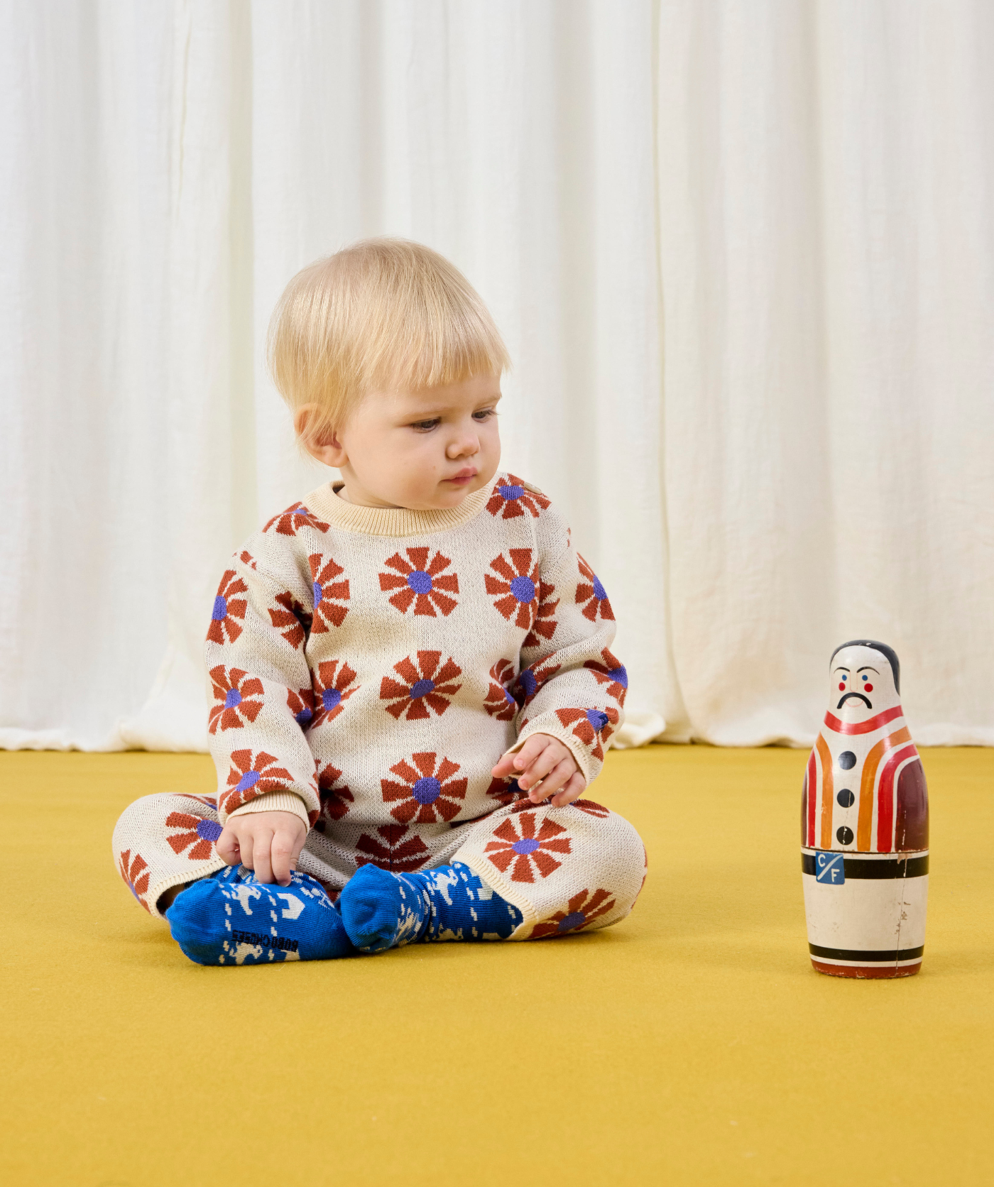 Kaleidoscope all over jacquard Jumper