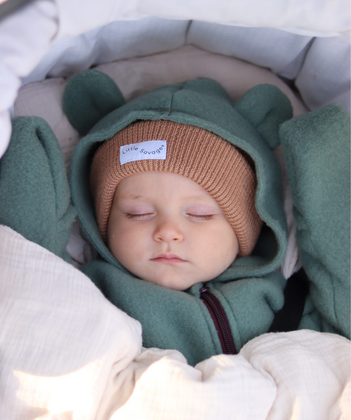 Brushed Merino Wool Overall  - Agave