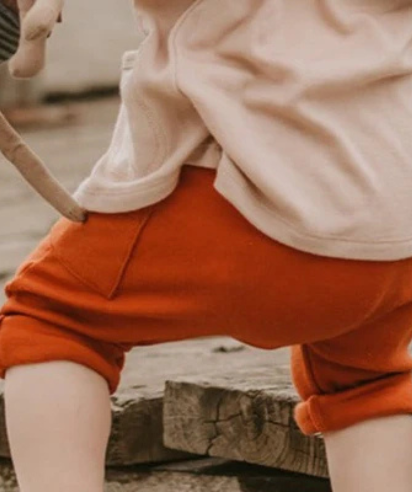 Combi Pants 100% Merino Wool - Rust