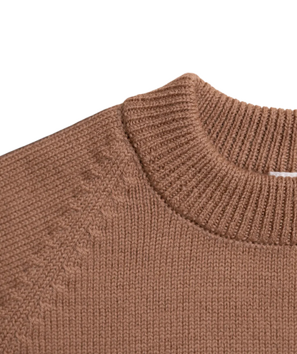 The Woolly Sweater 100% Merinowolle - Camel