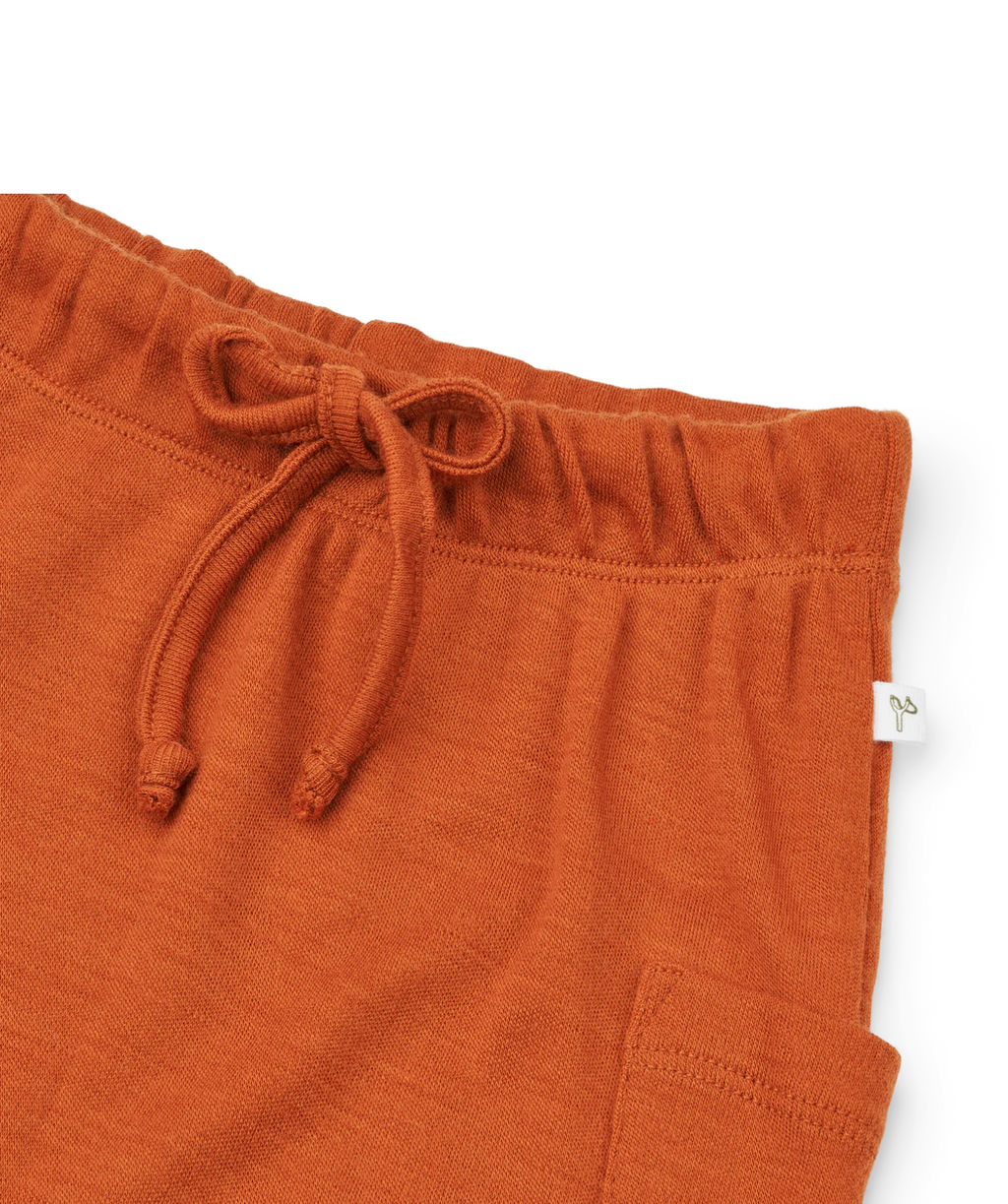 Combi Pants 100% Merino Wool - Rust