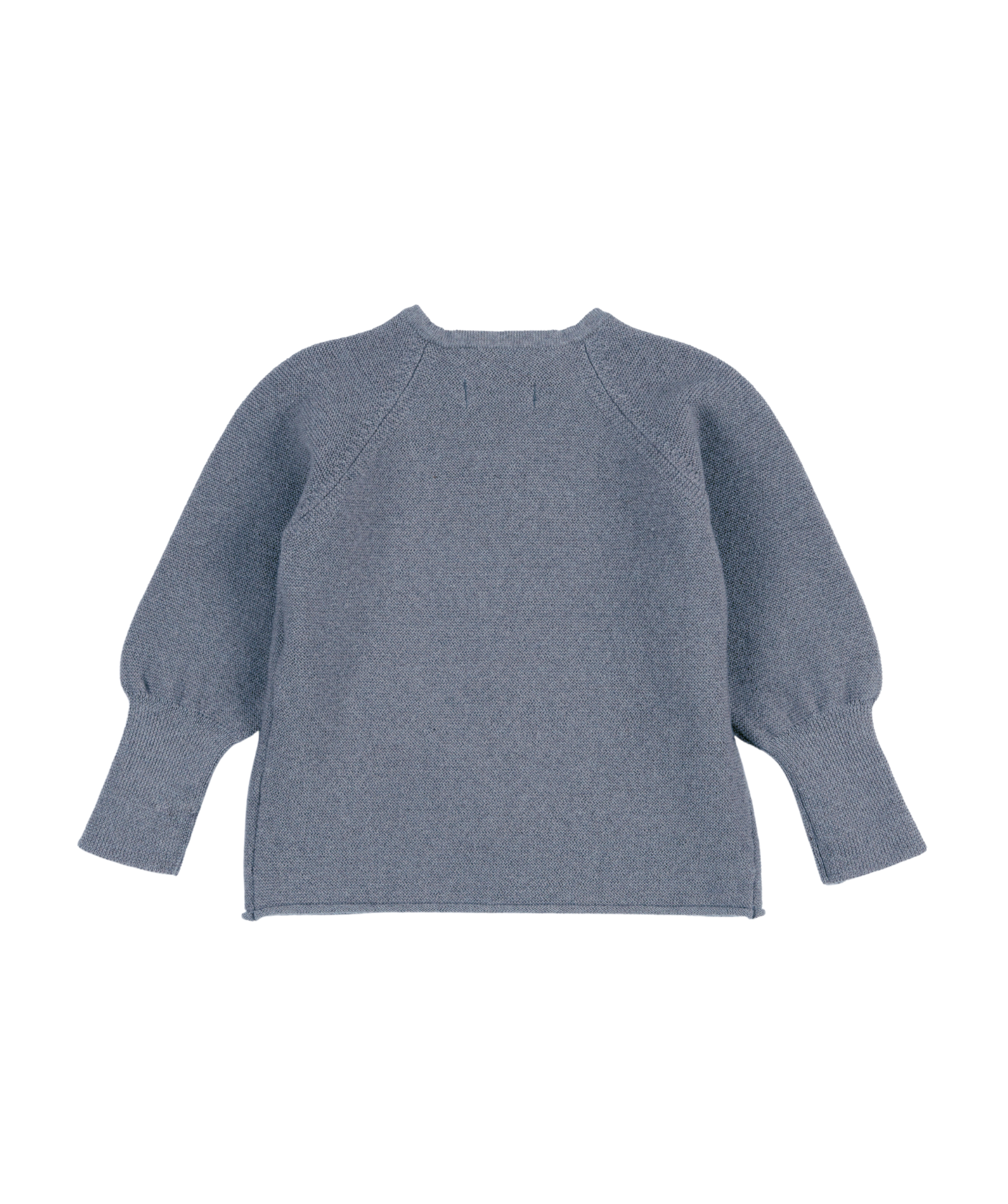 Feinstrick-Schlüttli 100% Merinowolle - Rauch-blau