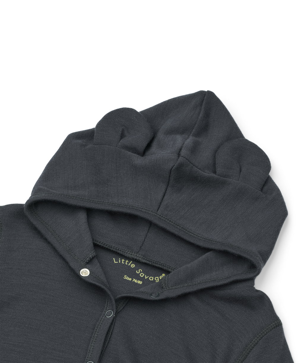 Bear Jacket 100% Merino Wool - Moonlight