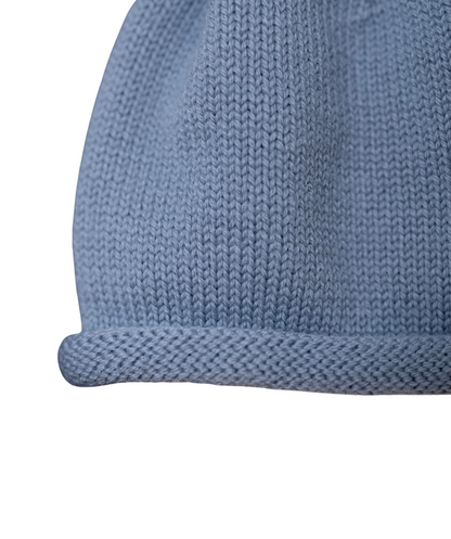 The Woolly Hat 100% Merinowolle - Blue