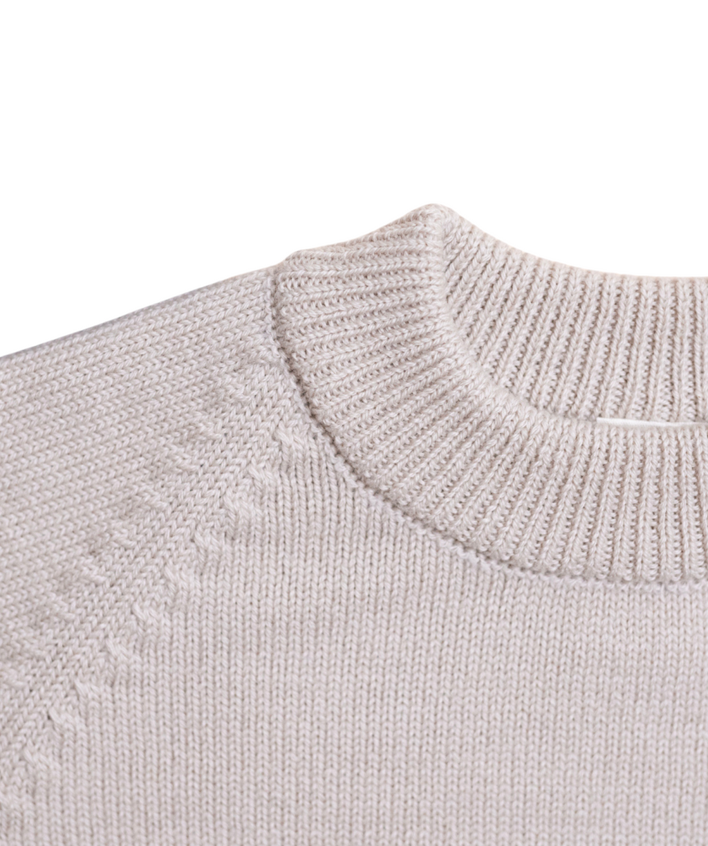 The Woolly Sweater 100% Merino Wool - Sand