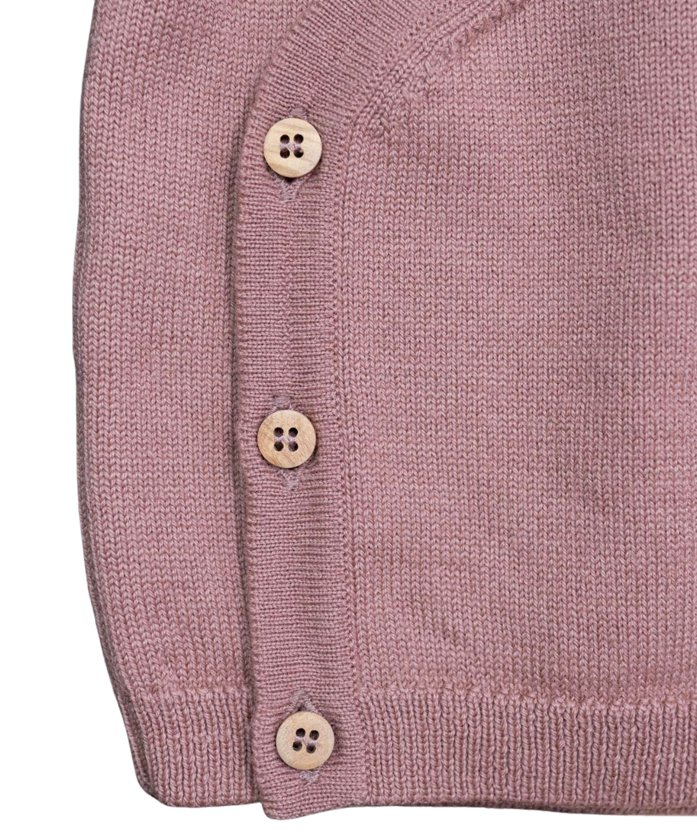 The Woolly Baby Jacket 100% Merinowolle - Rose