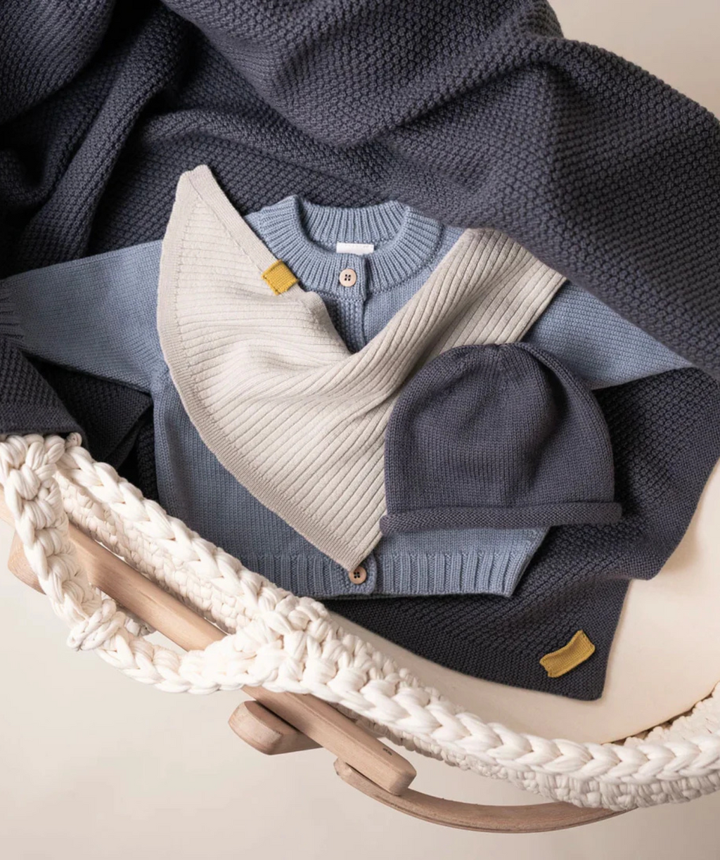 The Woolly Hat 100% Merino Wool - Grey