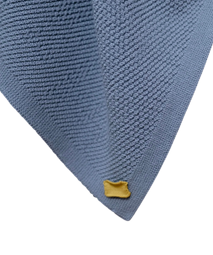 The Woolly Blanket 100% Merinowolle - Blue