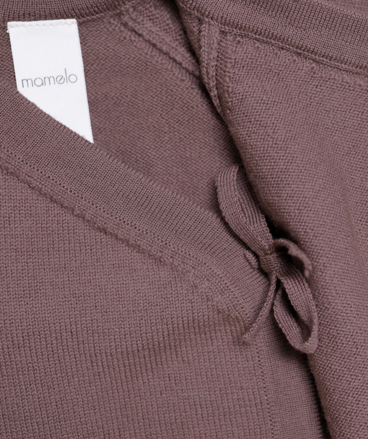 The Woolly Baby Jacket 100% Merinowolle - Mauve