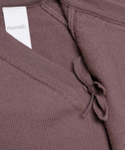 The Woolly Baby Jacket 100% Merinowolle - Mauve