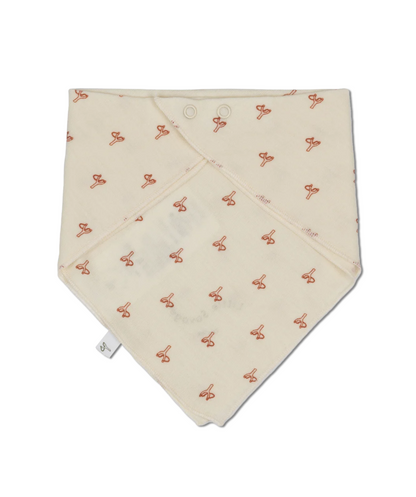Bandana Lätzchen 100% Merinowolle - Sling Rust