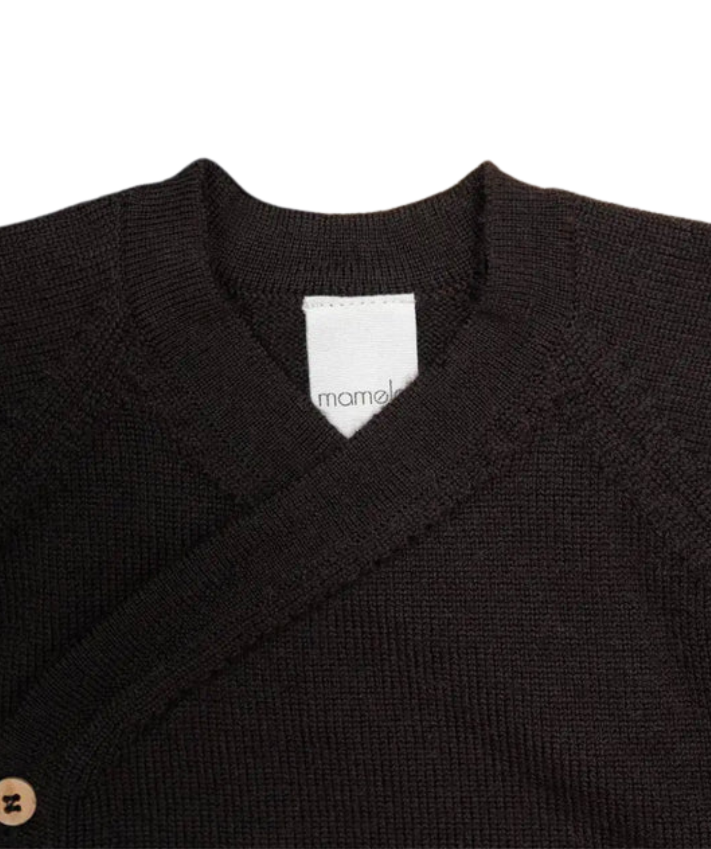 The Woolly Baby Jacket 100% Merino Wool - Chocolate