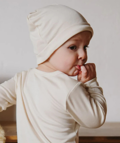 Mütze 100% Lyocell - Cute Beige