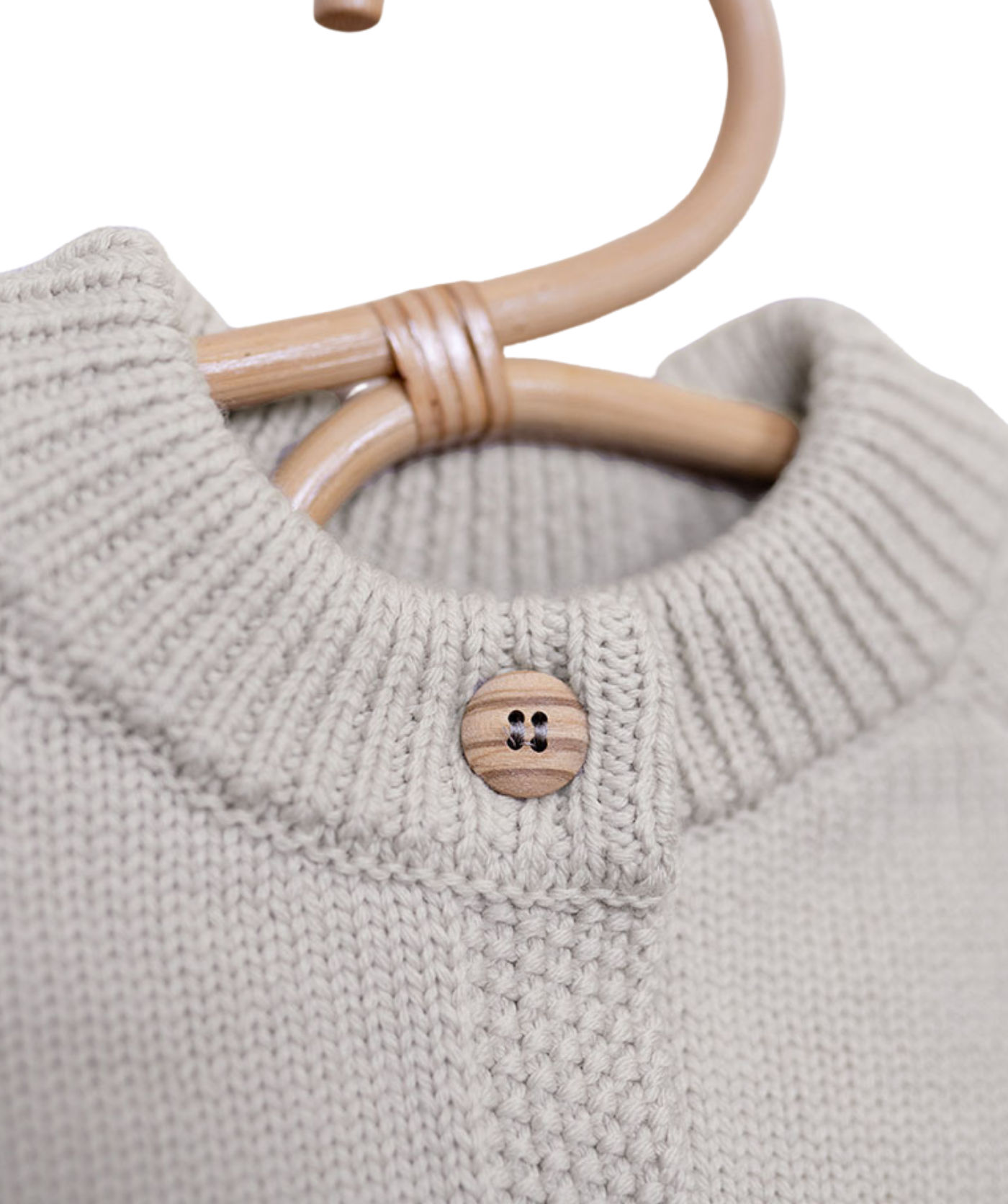 The Woolly Cardigan 100% Merinowolle - Sand