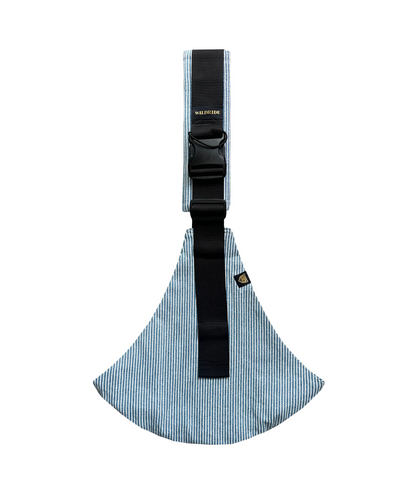 Kleinkindertrage - Light denim stripe