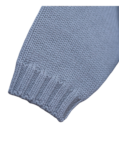 The Woolly Cardigan 100% Merinowolle - Blue