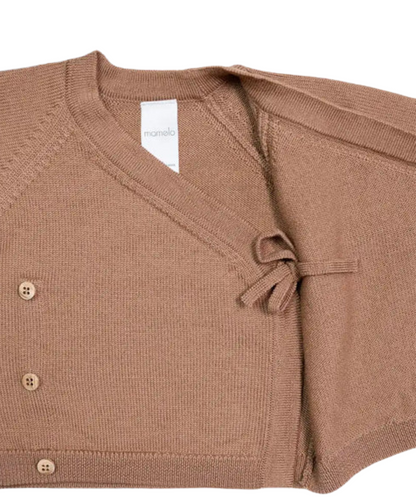 The Woolly Baby Jacket 100% Merinowolle - Camel