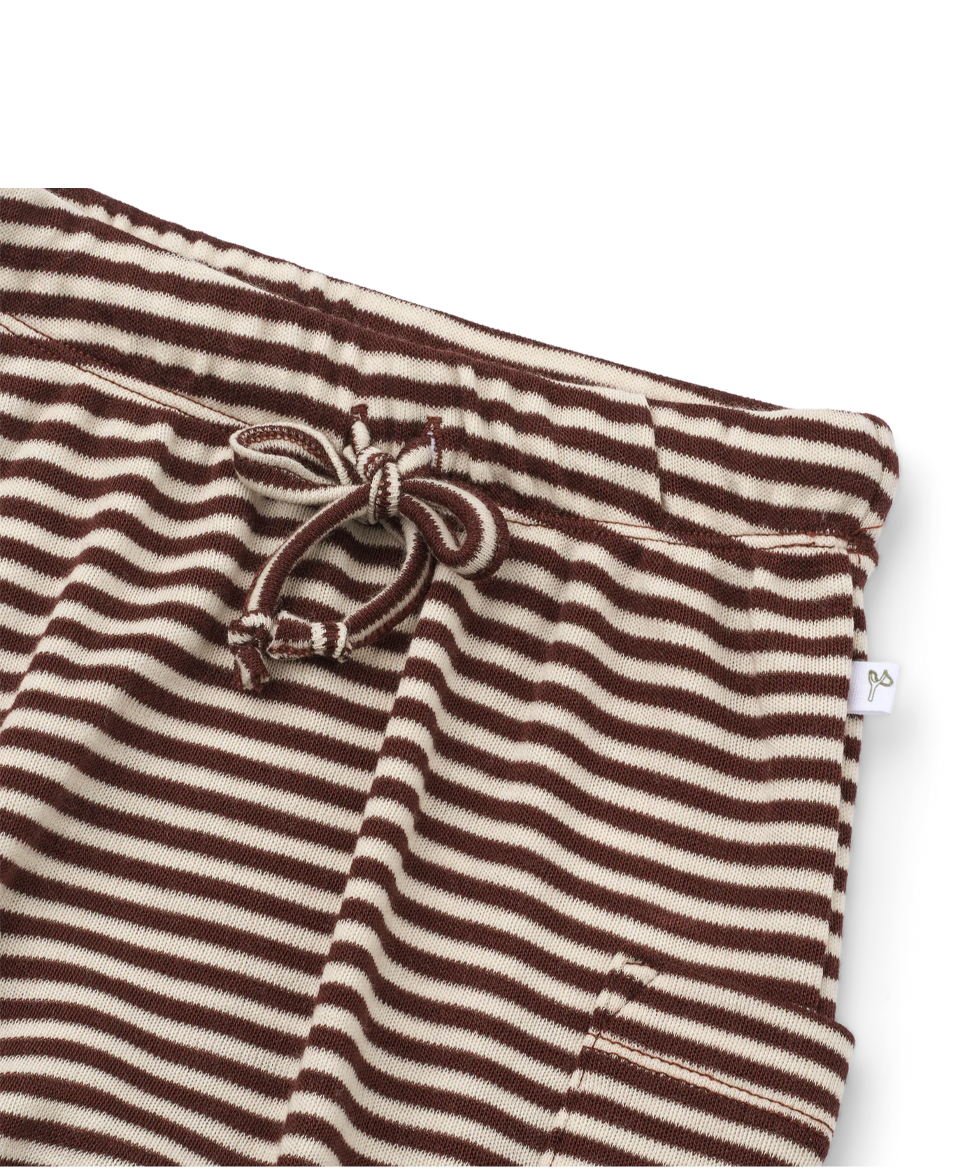 Combi Pants 100% Merino Wool - Coffee Stripe