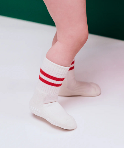 Rutschfeste Sportsocken - Red