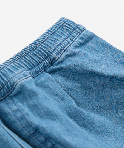 Roll The Dice light denim Pants - Blau